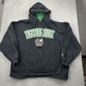 North Dakota Fighting Sioux Pullover Sweatshirt Hoodie UND Hockey Size Large